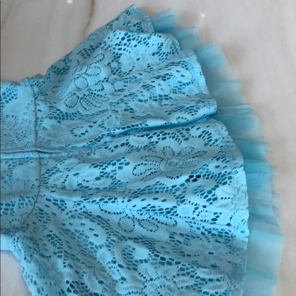 Gabby blue lace toddler dress - Picture 4 of 4
